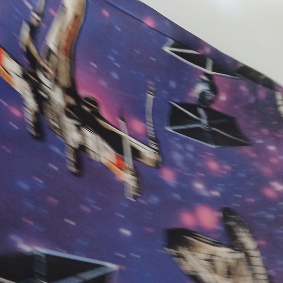 Mighty Fine Star Wars Purple Galaxy Leggings - Picture 4 of 6